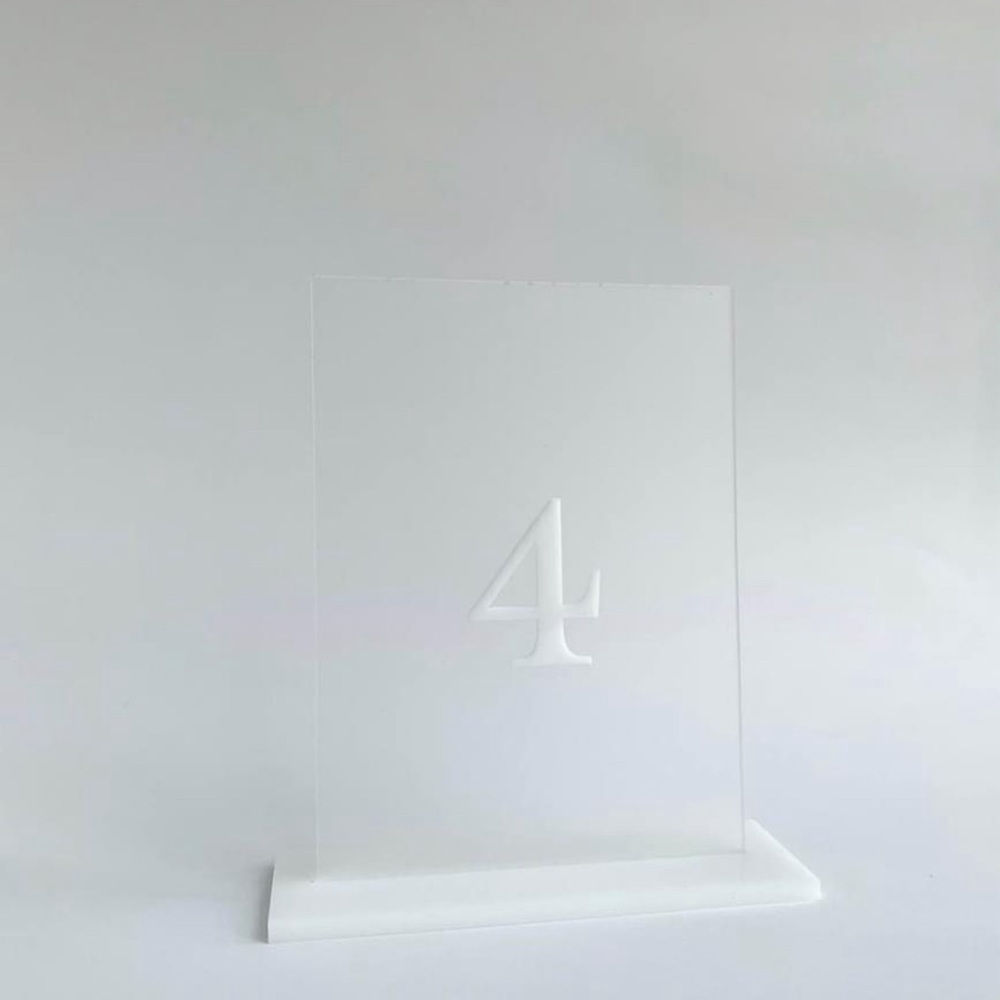 Acrylic Table Numbers